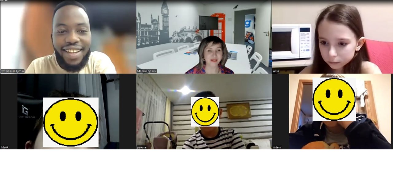 Онлайн-встреча учеников с носителем языка